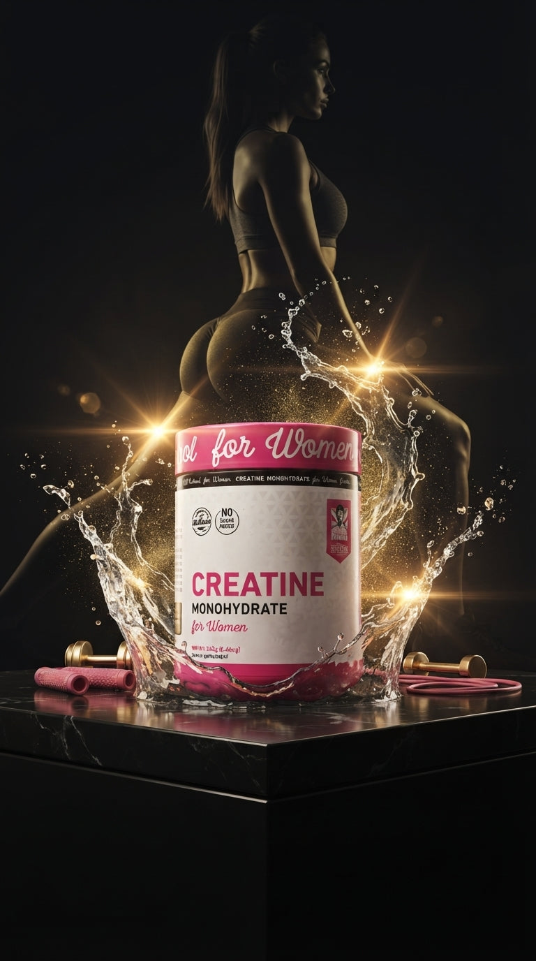 Creatina MonoHidratada for Women. Gluteos Poderosos