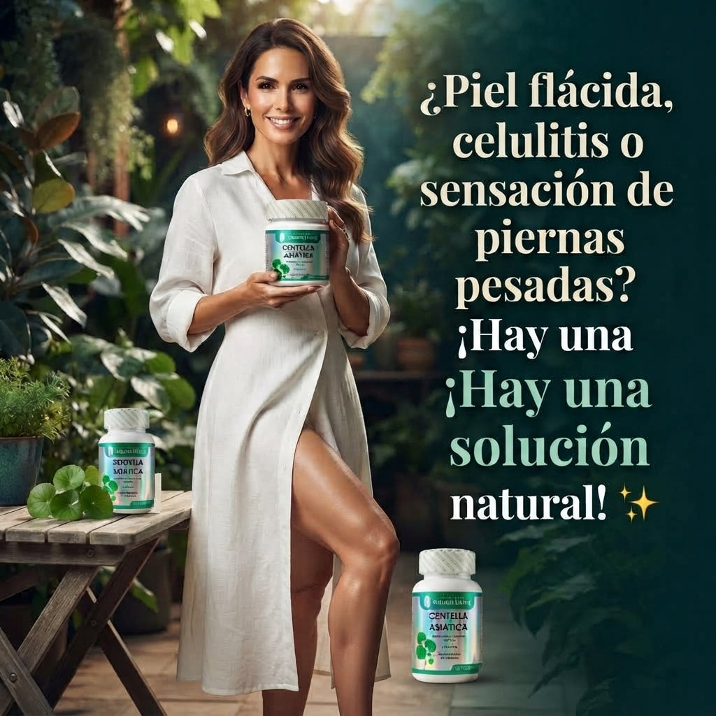 CENTELLA ASIATICA combate la celulitis desde el interior